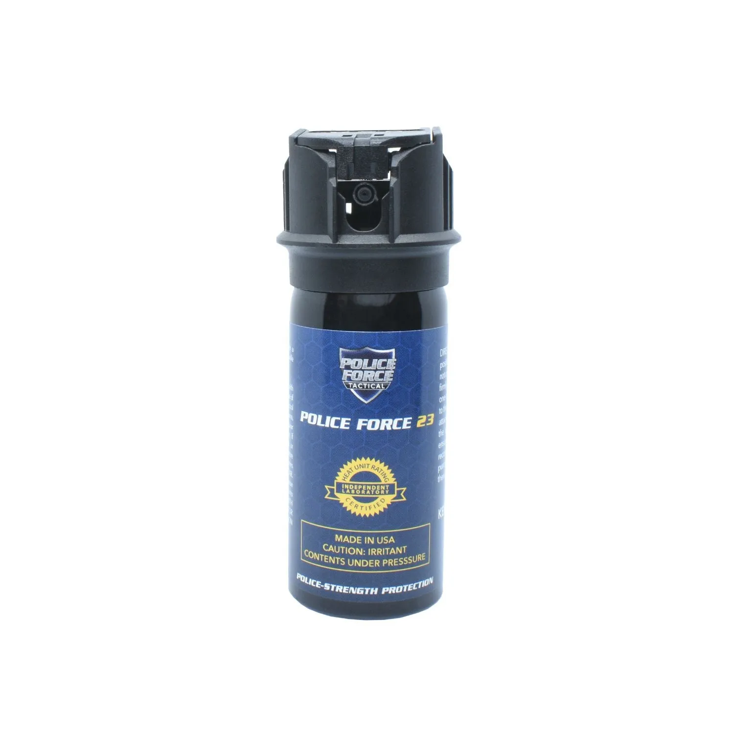 25) Police Force 23% Stream Pepper Spray 3 Ounce Flip Top