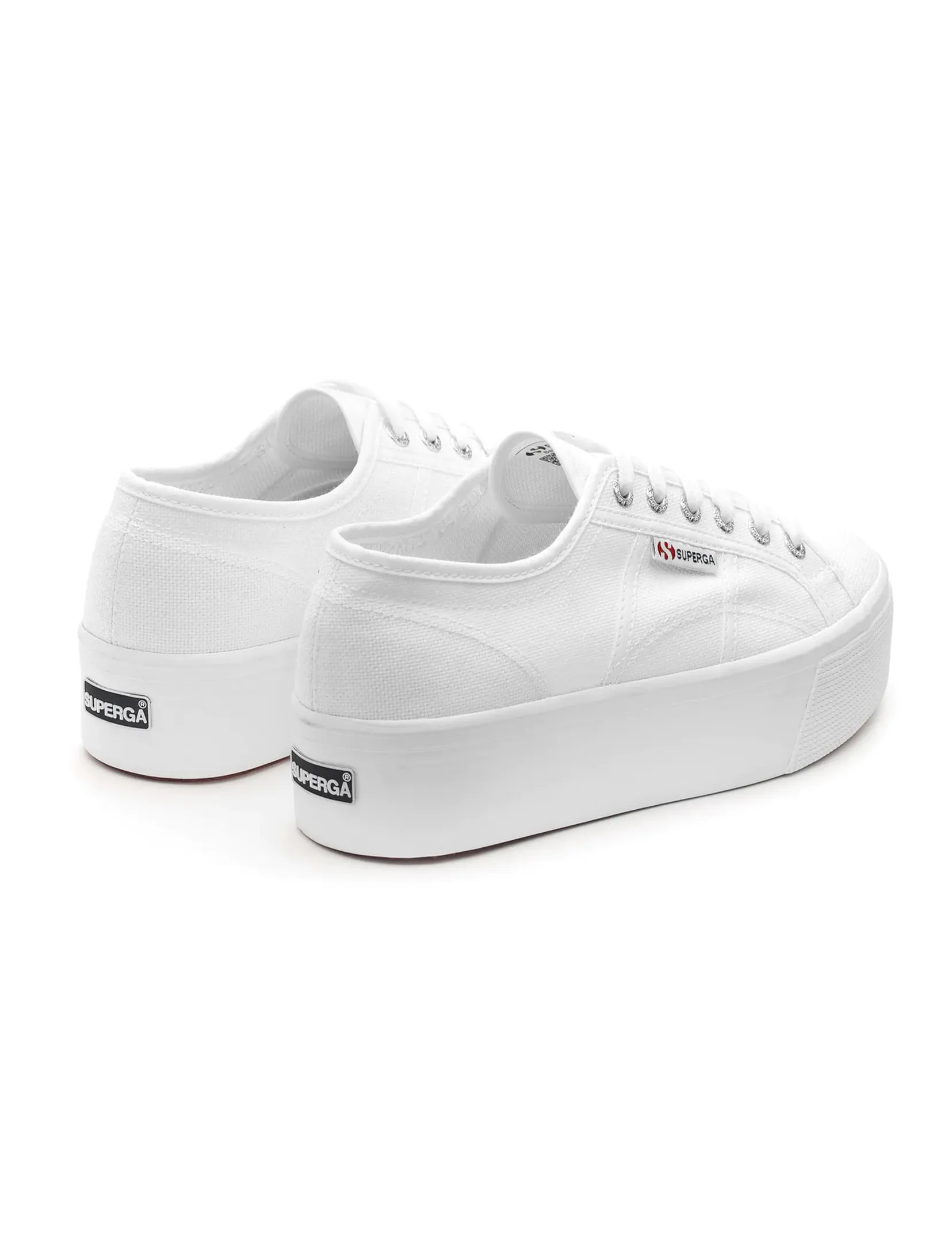 2790 Canvas Platform Sneaker, White