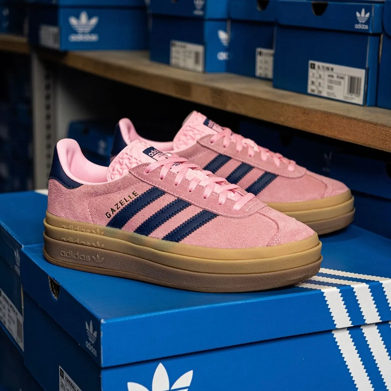 Adidas Gazelle Bold Pink Glow (Women's)