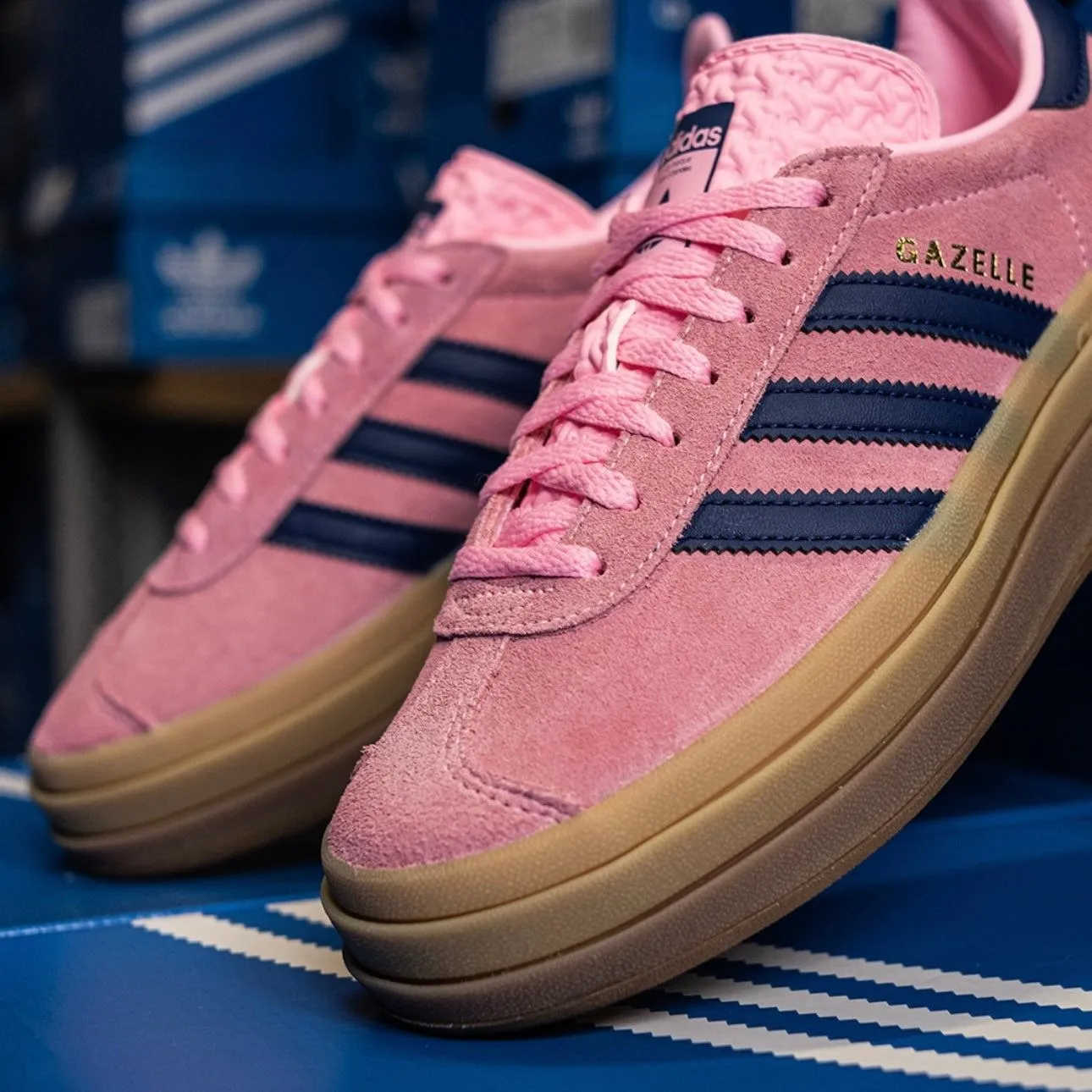 Adidas Gazelle Bold Pink Glow (Women's)