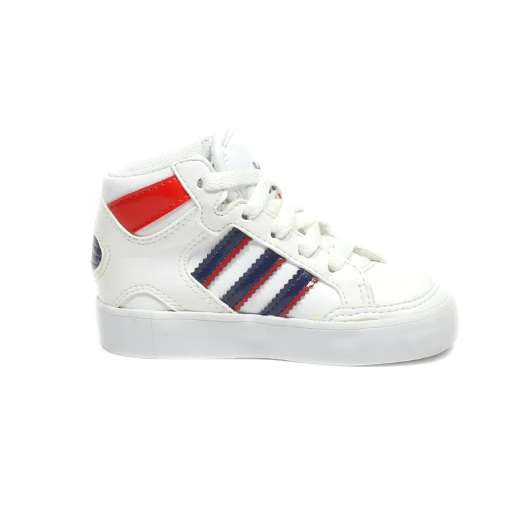 Adidas Rivalry Hi Sneakers Leather White Colour For Kids