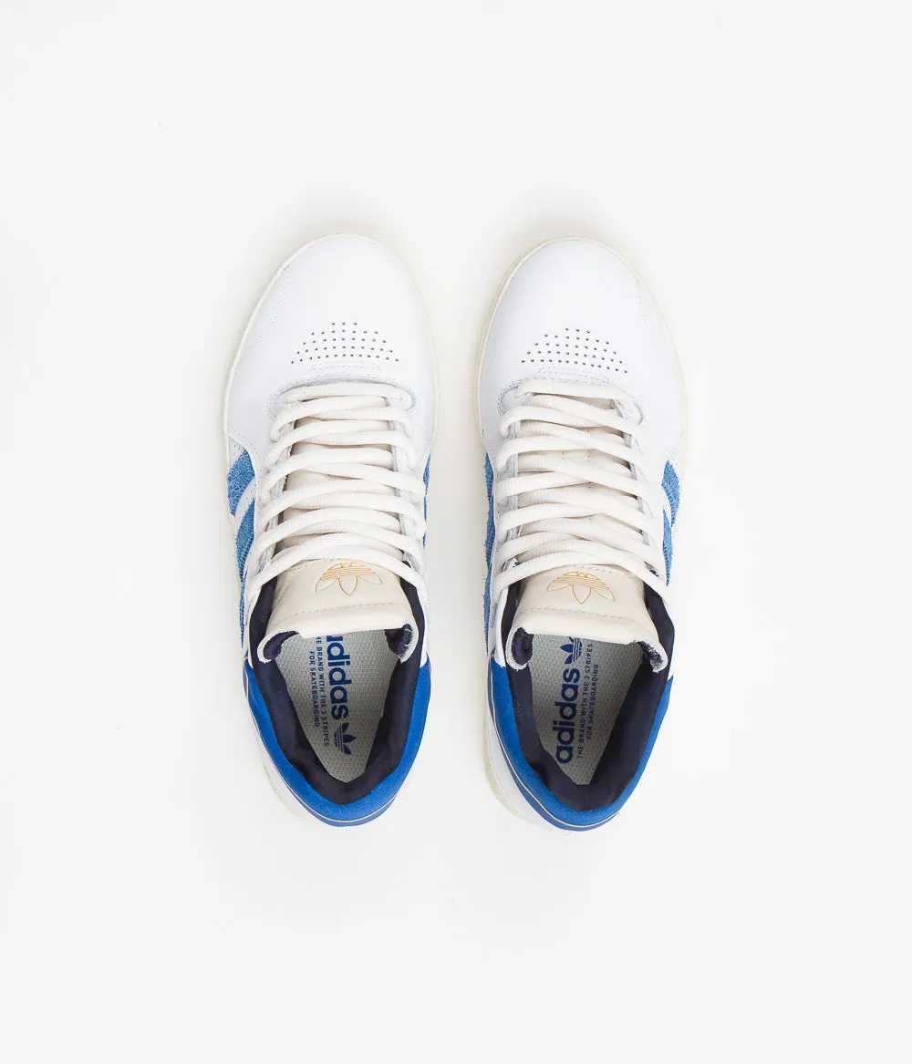 Adidas Tyshawn Shoes - FTWR White / Custom / Royal Blue