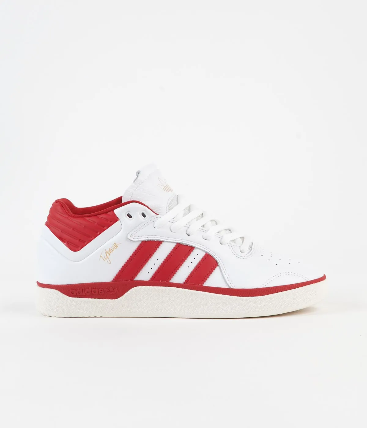 Adidas Tyshawn Shoes - FTWR White / Scarlet / FTWR White