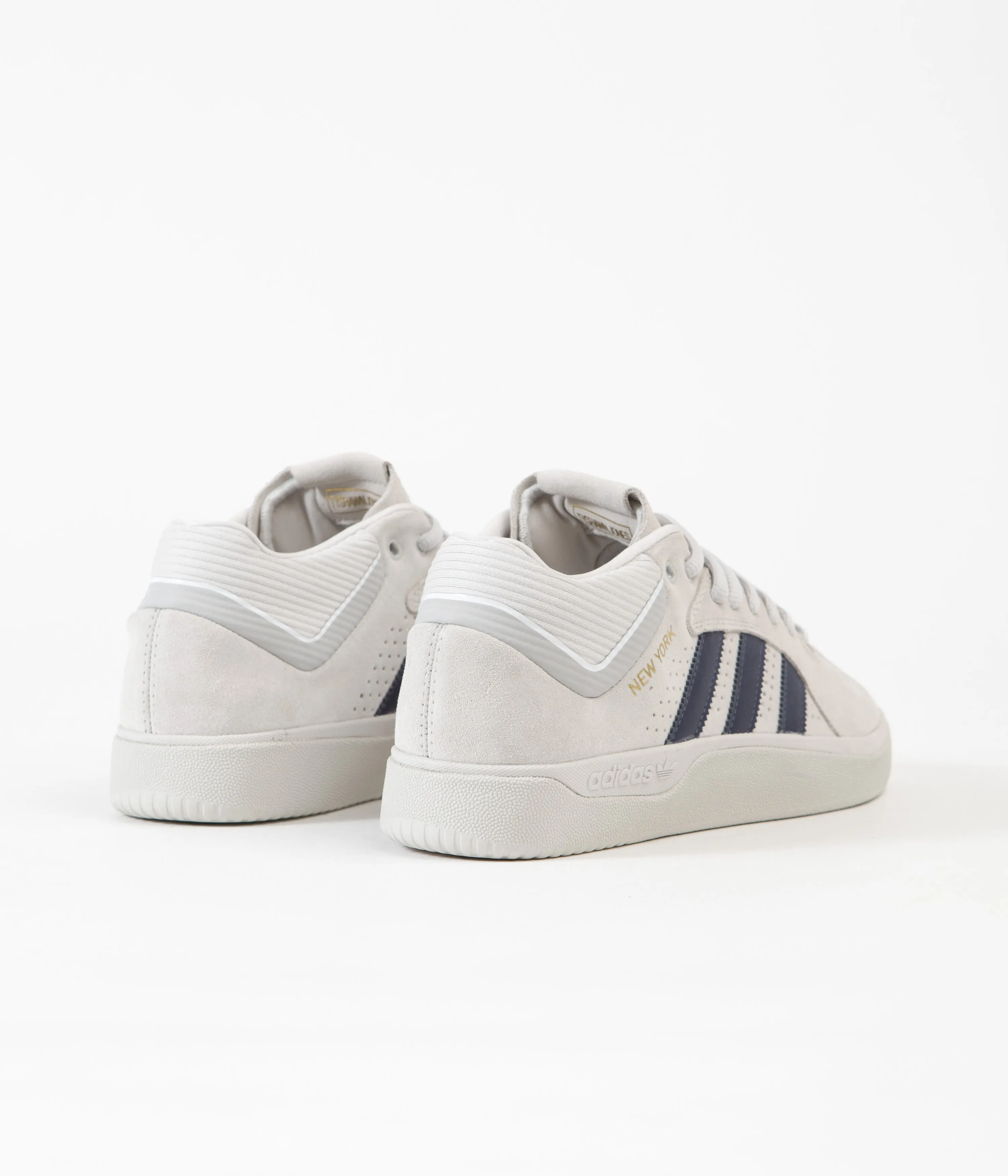 Adidas Tyshawn Shoes - Grey One / Collegiate Navy / FTWR White