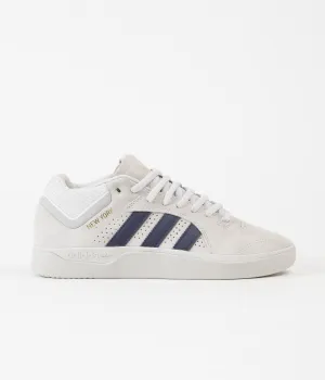 Adidas Tyshawn Shoes - Grey One / Collegiate Navy / FTWR White