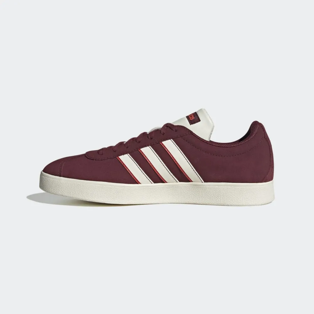 ADIDAS VL COURT LIFESTYLE SKATEBOARDING SUEDE - BURGUNDY