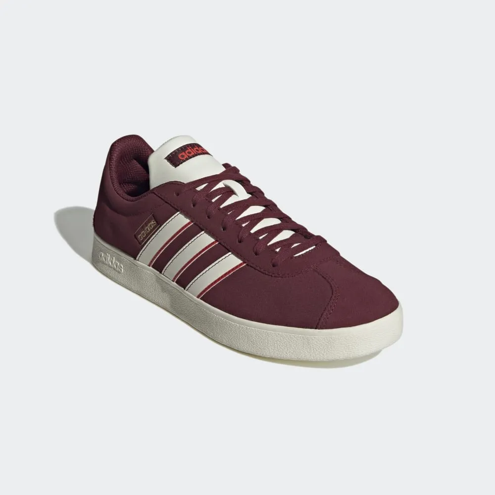 ADIDAS VL COURT LIFESTYLE SKATEBOARDING SUEDE - BURGUNDY