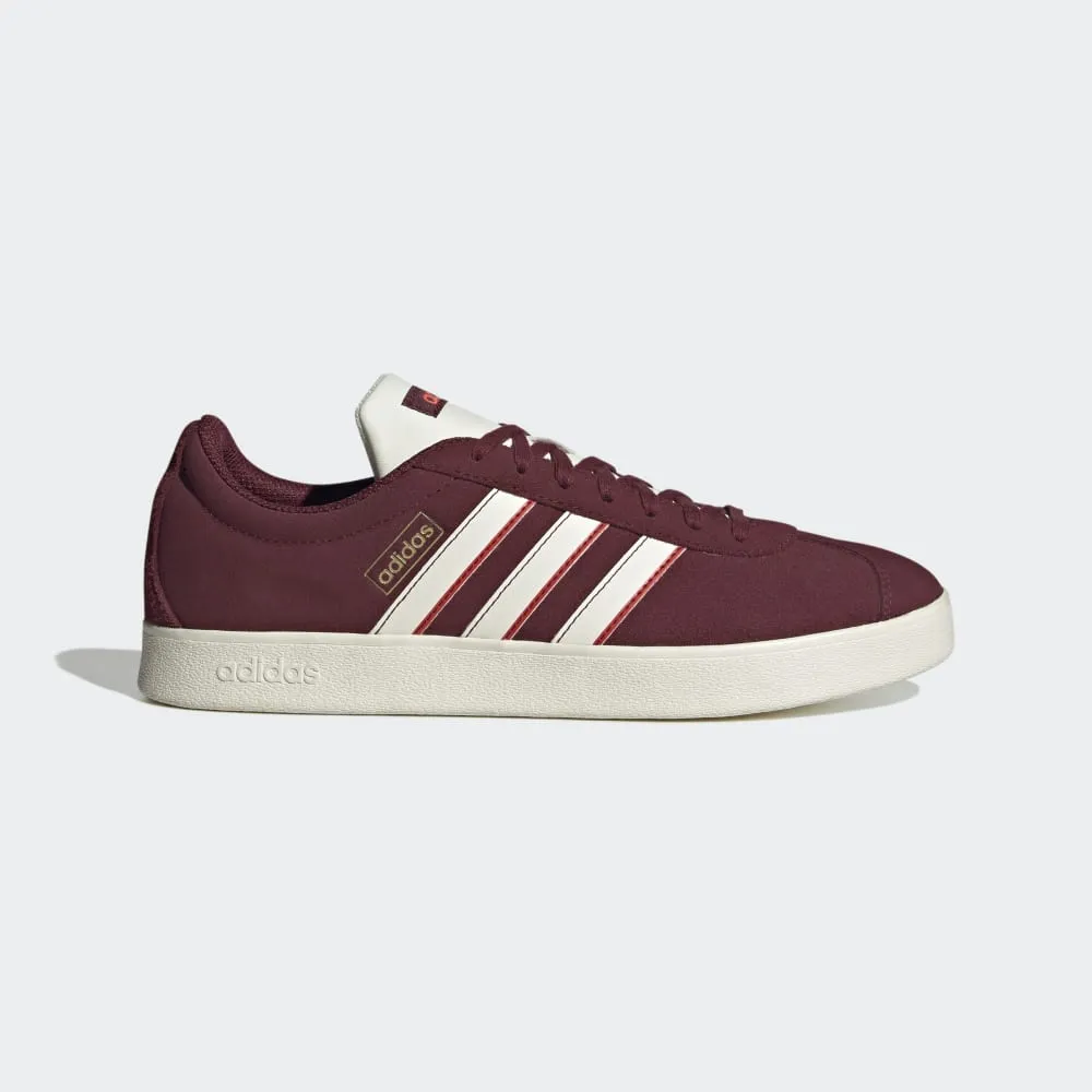 ADIDAS VL COURT LIFESTYLE SKATEBOARDING SUEDE - BURGUNDY