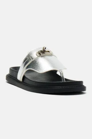 All Time Favorite Flat Sandals - Silver