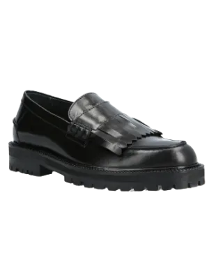 Angulus Loafer Black Leather 1616-101