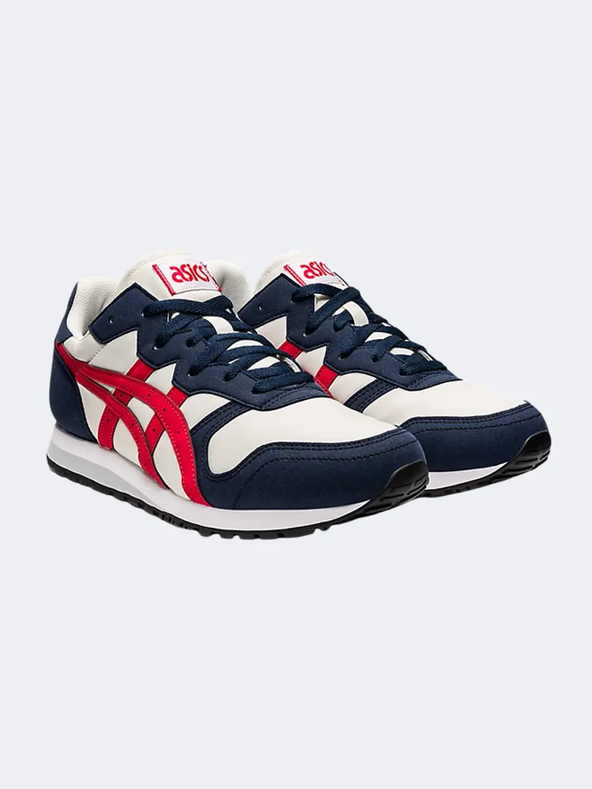 Asics Oc Runner Men Lifestyle Shoes Cream/Navy/Red