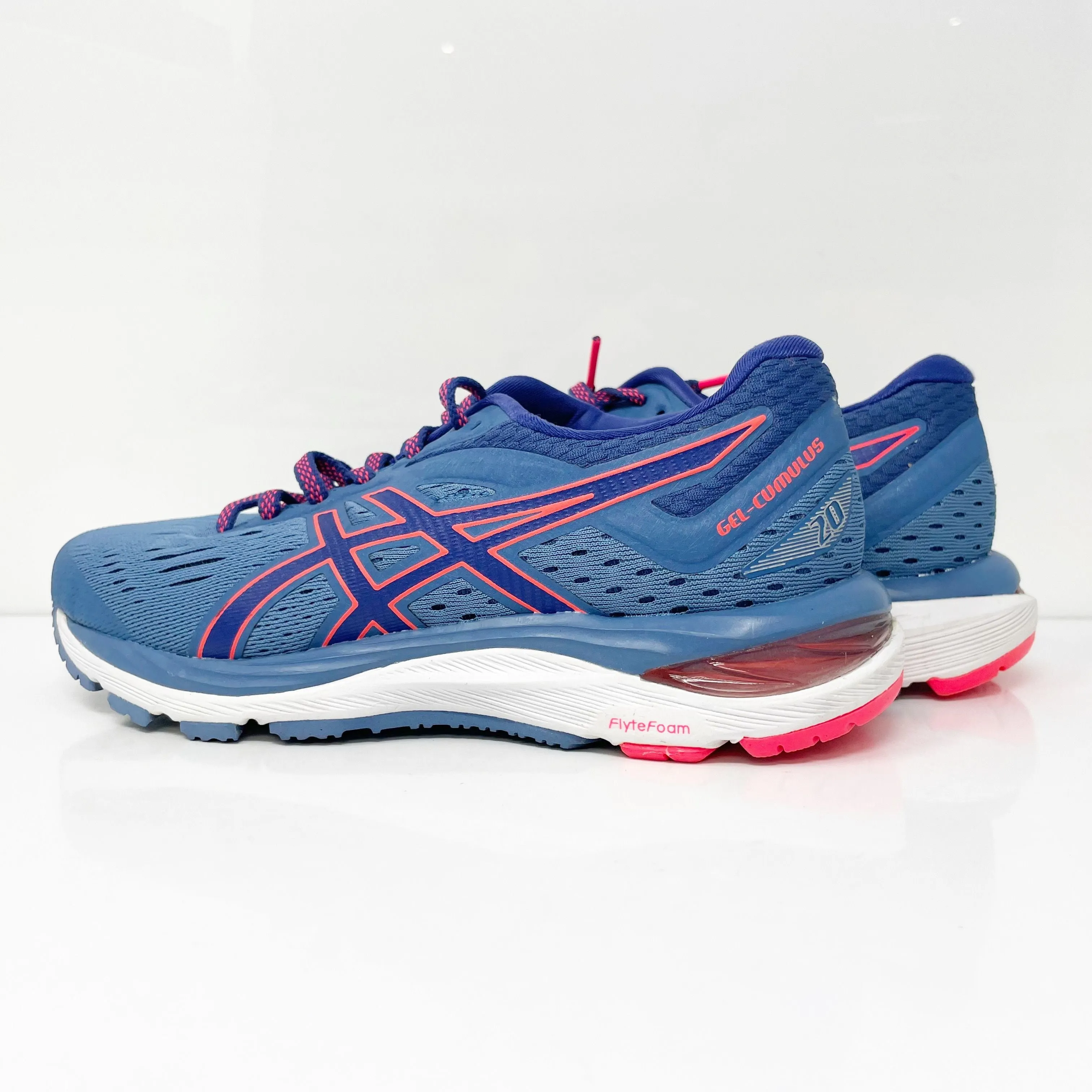 Asics Womens Gel Cumulus 20 1012A008 Blue Running Shoes Sneakers Size 6