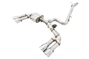 AWE SwitchPath™ Exhaust for Audi 8V S3 - Chrome Silver Tips, 102mm