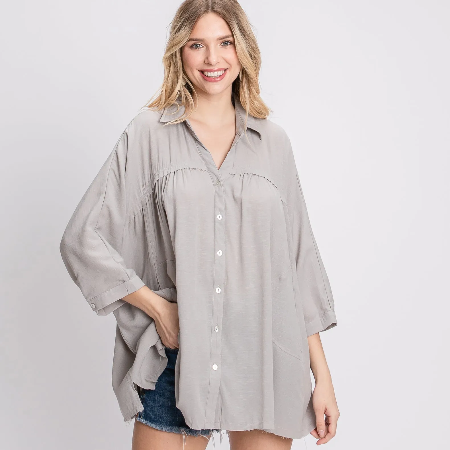 Baby Doll Oversize Shirt