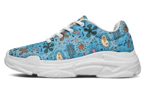 Bacteria Pattern Chunky Sneakers