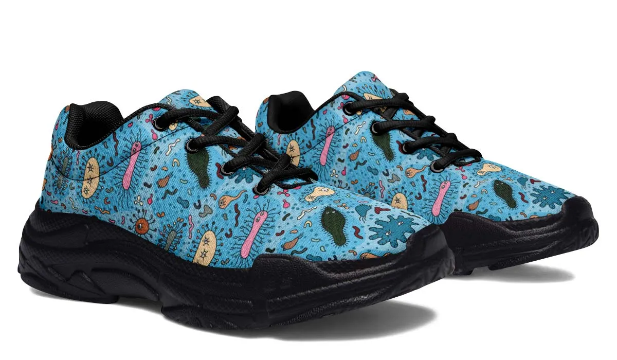 Bacteria Pattern Chunky Sneakers