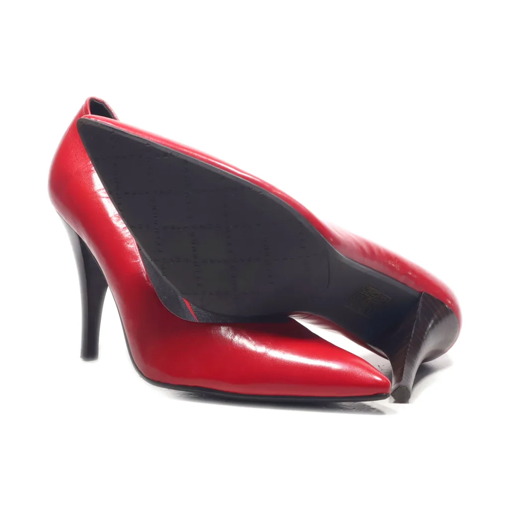 Belmondo High-Heel Shoes Leather Red Colour For Women