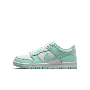 Big Kid's Nike Dunk Low - WHITE/MINT FOAM