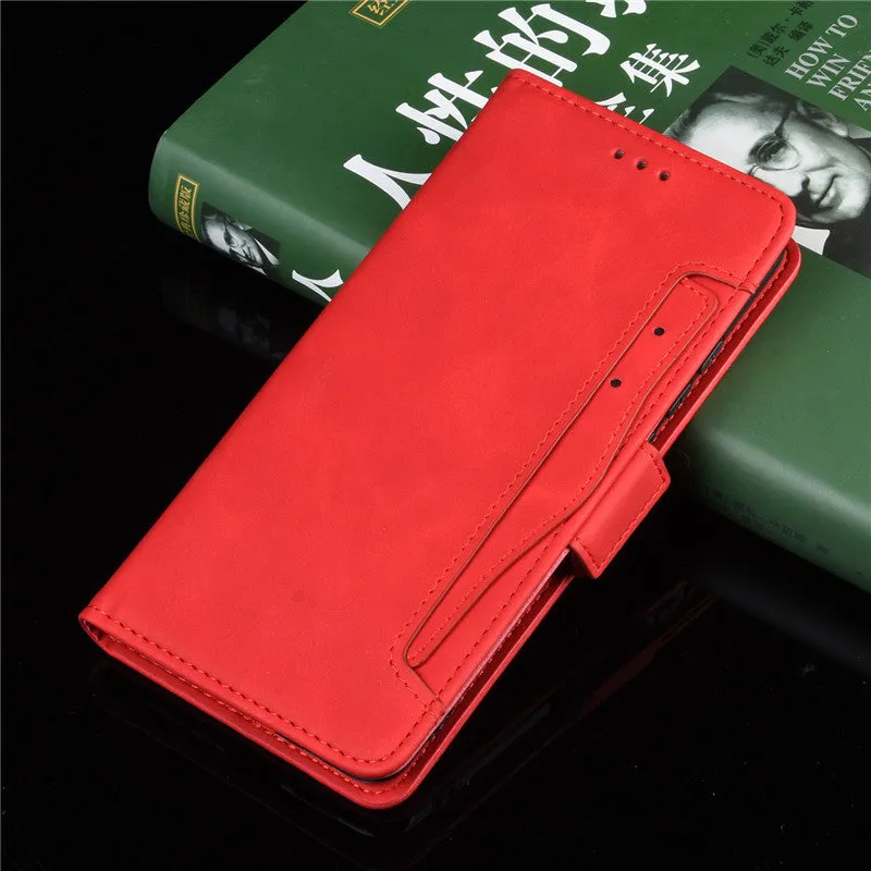 Black Flip Card Slot Wallet Shockproof Phone Case for iPhone 11