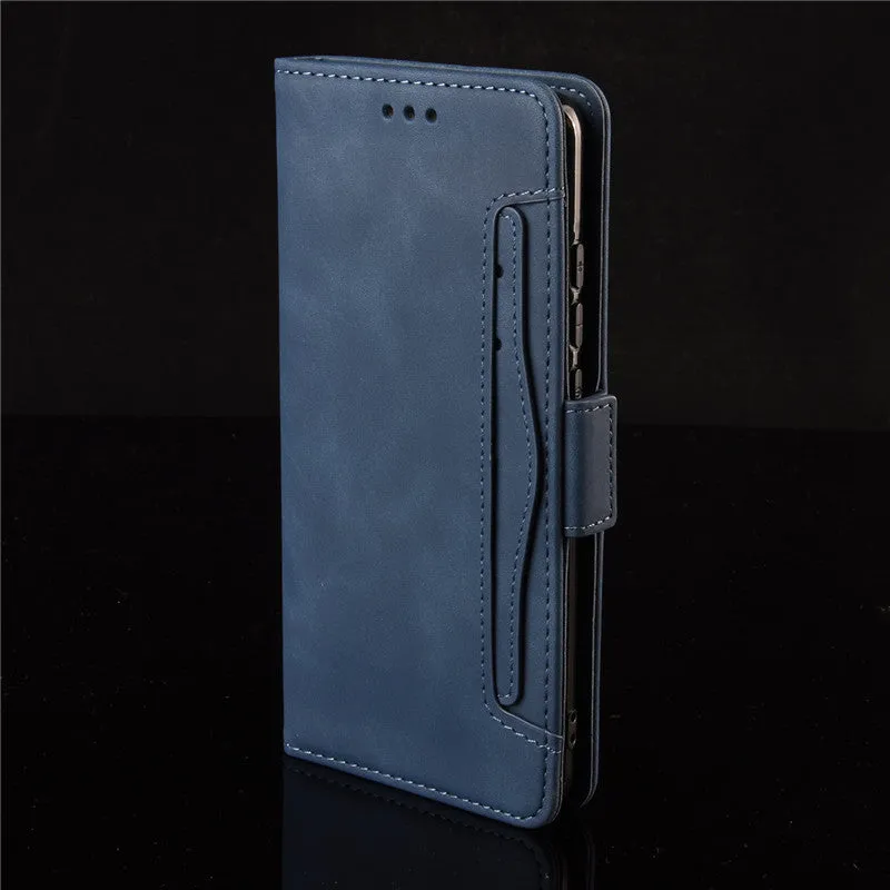 Black Flip Card Slot Wallet Shockproof Phone Case for iPhone 11