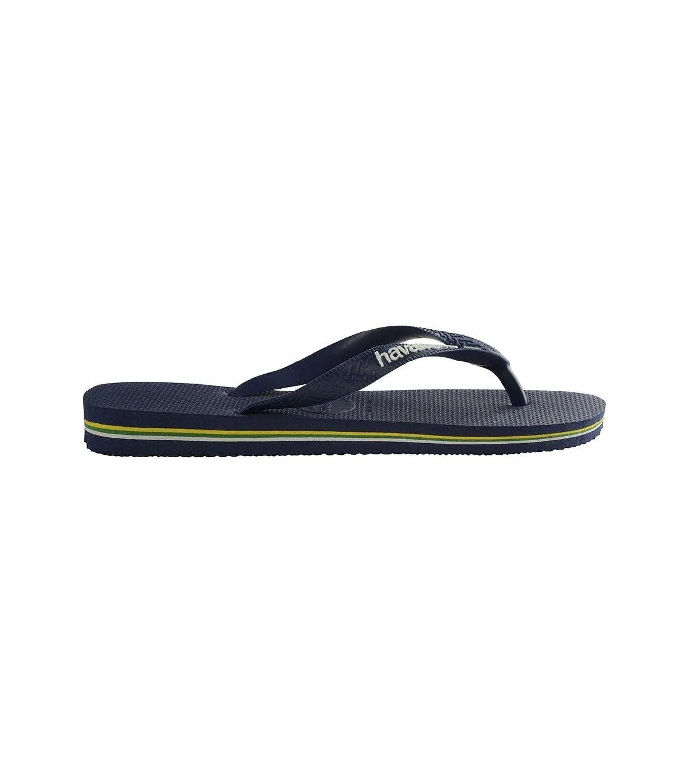 Brazil Logo Flip Flops - Navy Blue