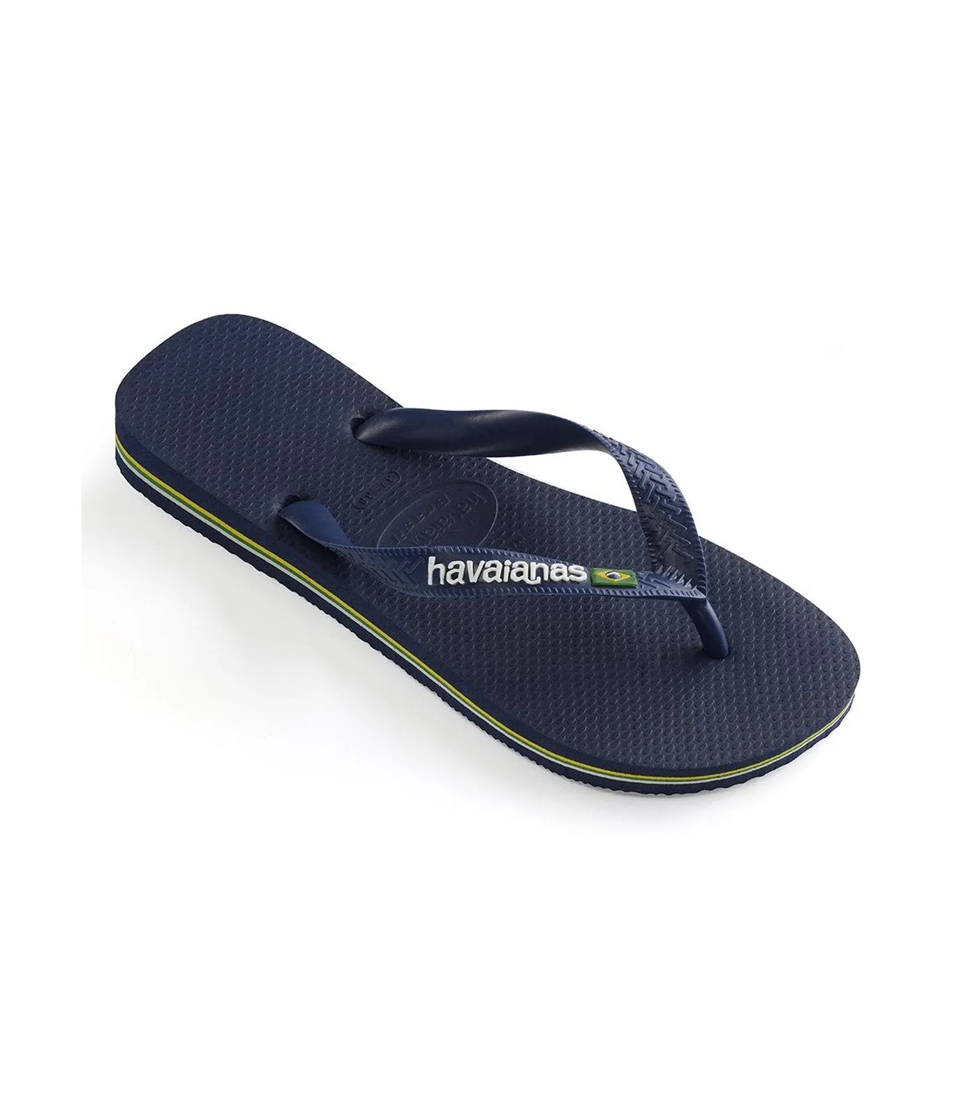 Brazil Logo Flip Flops - Navy Blue