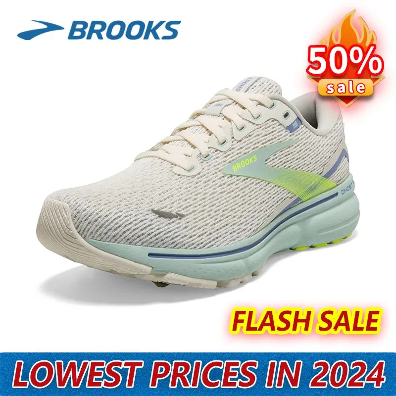 BROOKS Ghost 15 Women's Jogging Shoes Training Shoes Casual Sneakers Shock-absorbing outdoor running shoes are comfortable