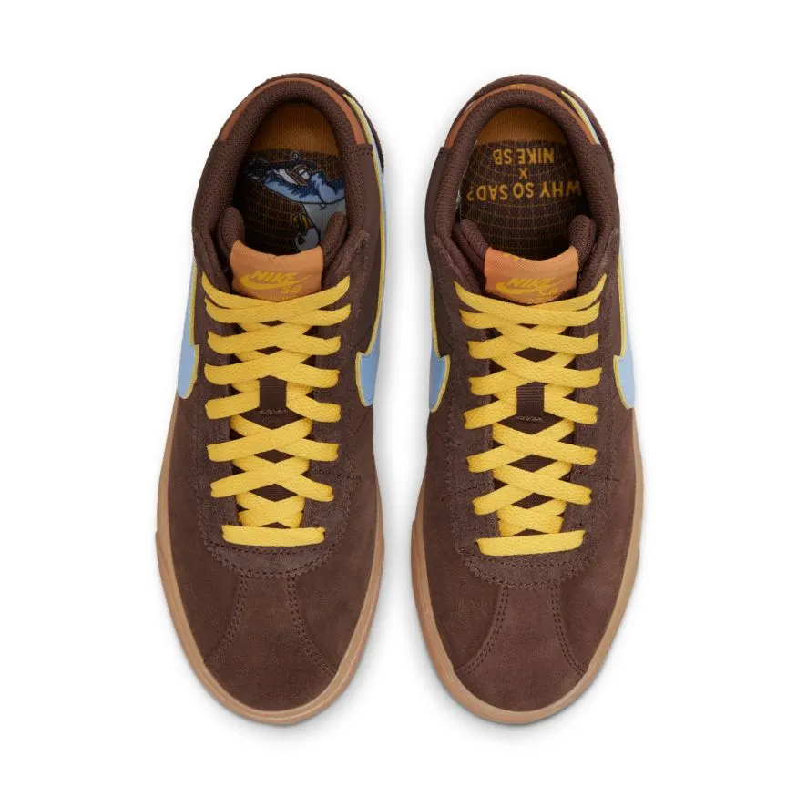 Bruin PRM High Skate Shoe (LT CHOCOLATE/LIGHT BLUE-MONARCH)