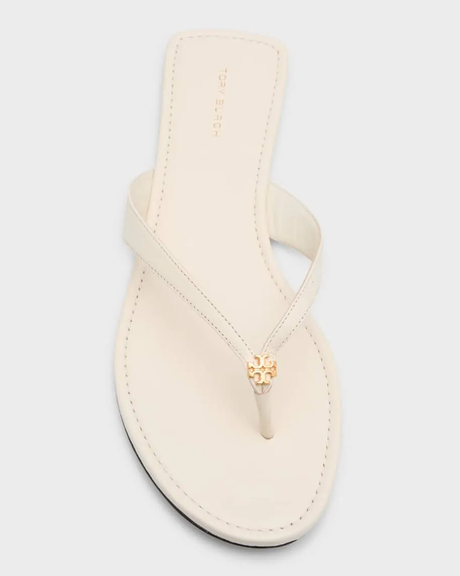 Capri Medallion sandals with Tory Burch flip flops