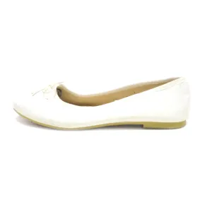 Cat & Jack Ballerinas Leather White Colour For Women