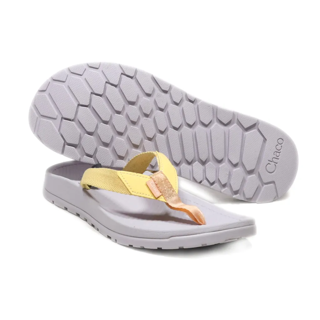 Chaco Flip Flops Fabric Purple Colour For Men