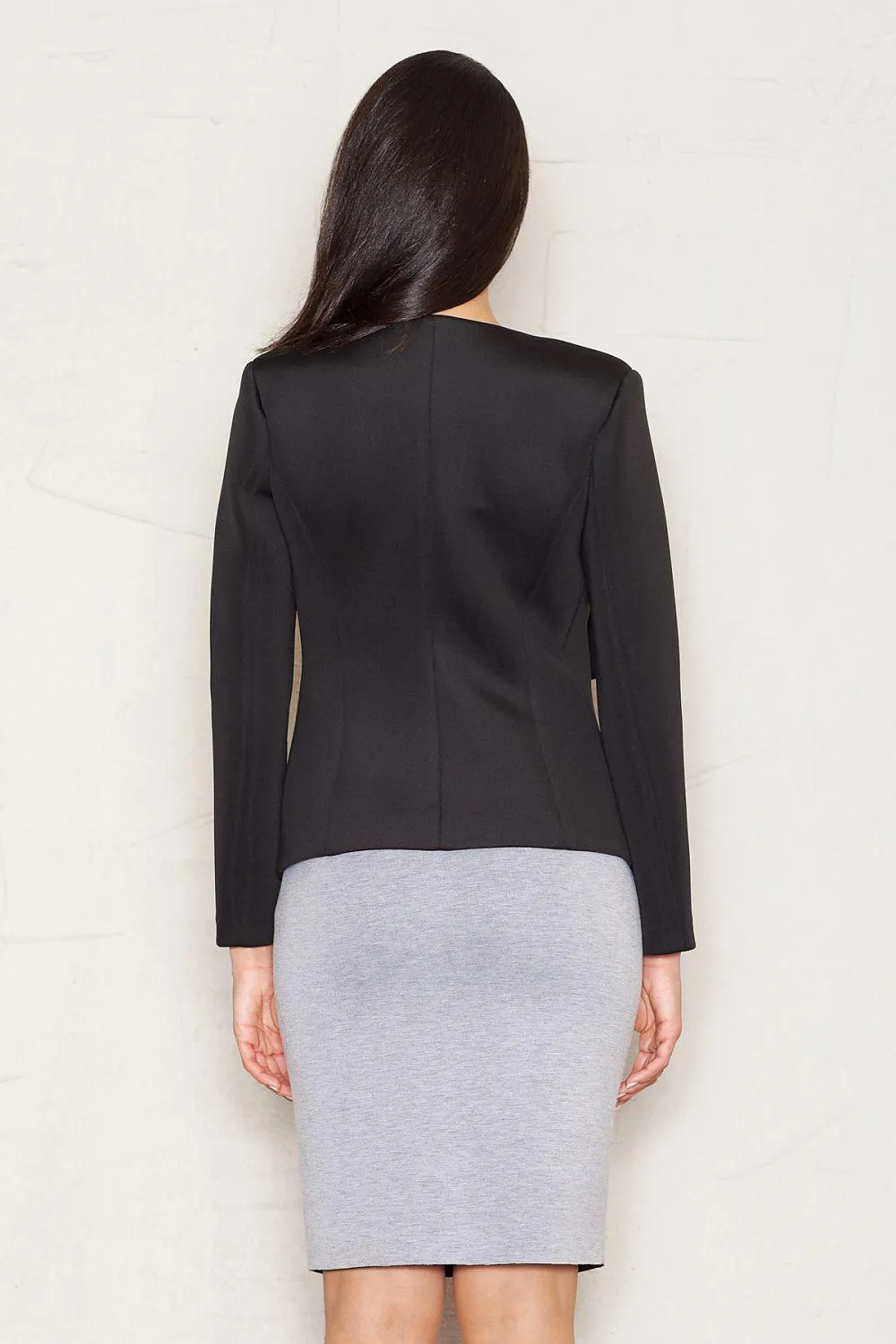 Chic Elegance: Premium Polyester Pencil Skirt - Stylishly Tailored for Every Occasion