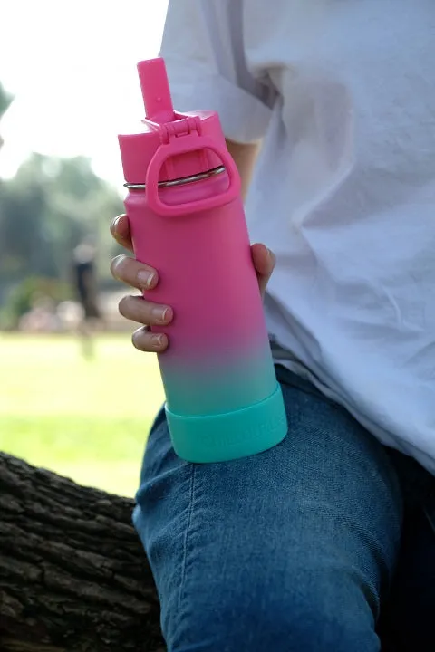 CHILLOUT LIFE 22 oz Insulated Water Bottle with Straw Lid for Kids and Adult   Cute Waterproof Stickers