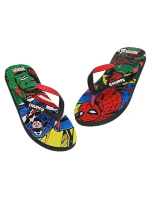 Chupps Unisex Marvel Vintage Red Flip Flops