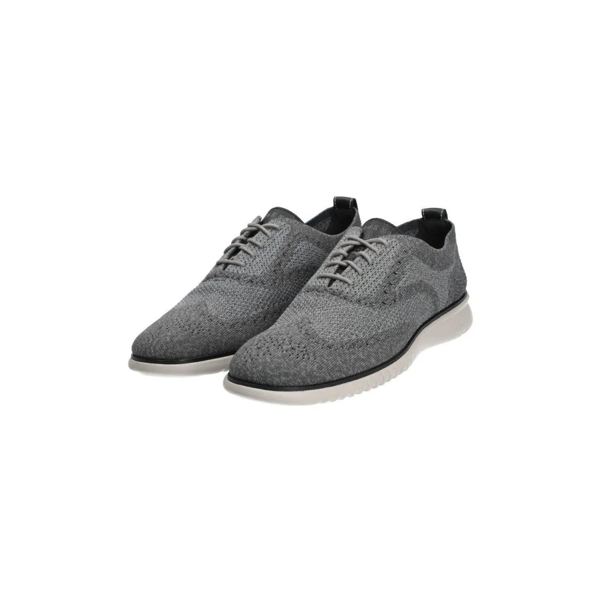 Cole Haan 2.Zerøgrand Wingtip Oxford Low-Top Sneakers Fabric Grey Colour For Men