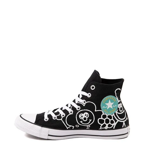 Converse Chuck Taylor All Star Hi Sneaker - Black / Floral Joy Mens 10/Womens 12