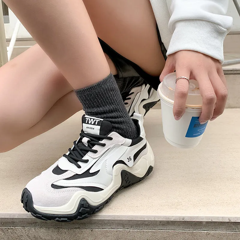 Crystal Platform Chunky Daddy Sneakers