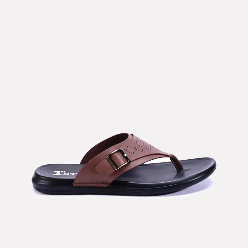 Dalton Brown Flip Flops 0150876