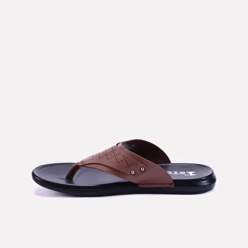 Dalton Brown Flip Flops 0150876