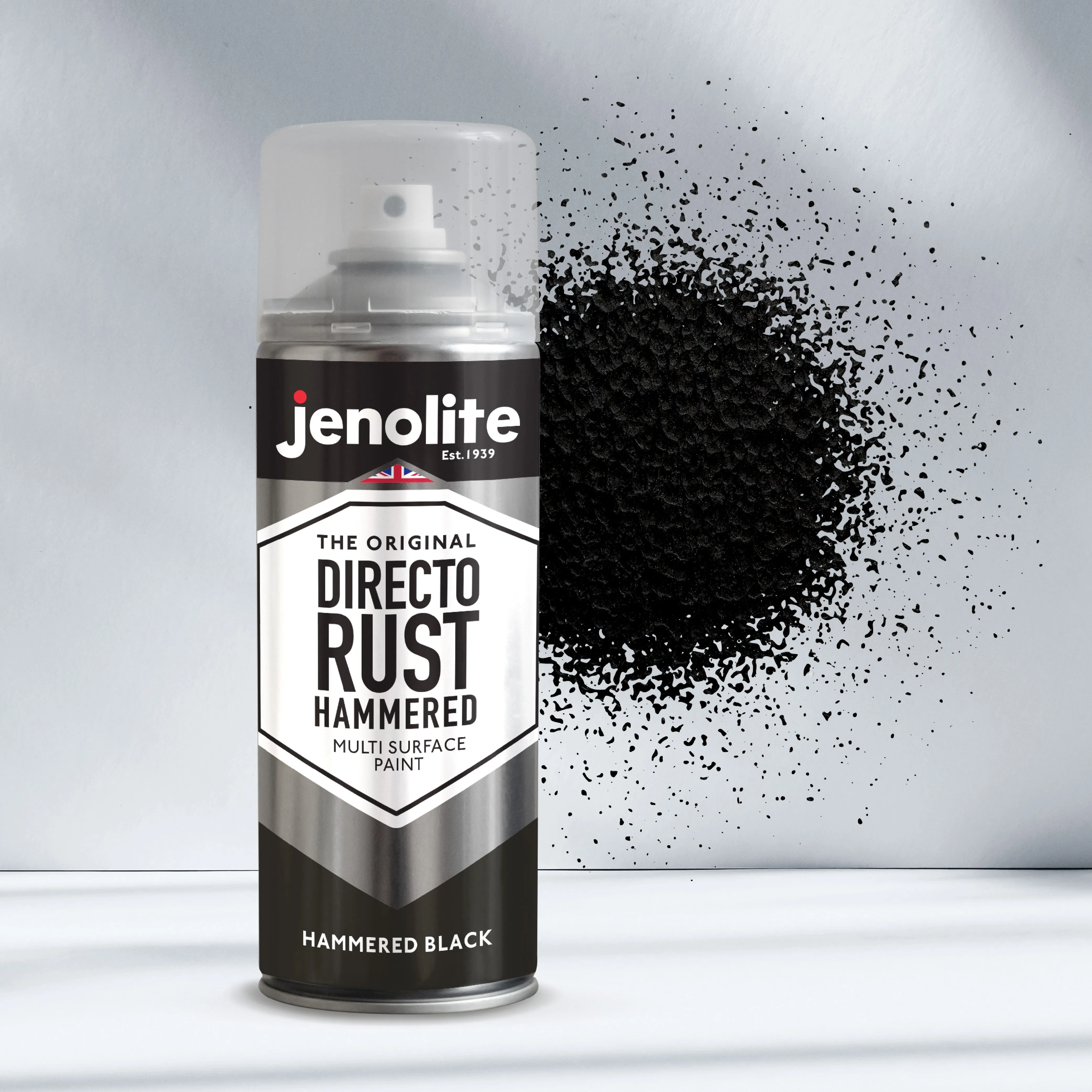 DIRECTORUST Spray Paint | HAMMERED BLACK | 400ml | Multi Surface