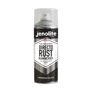 DIRECTORUST Spray Paint | HAMMERED BLACK | 400ml | Multi Surface