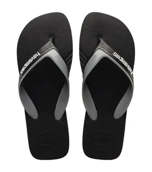 Dual Flip Flops Black/Steel Gray