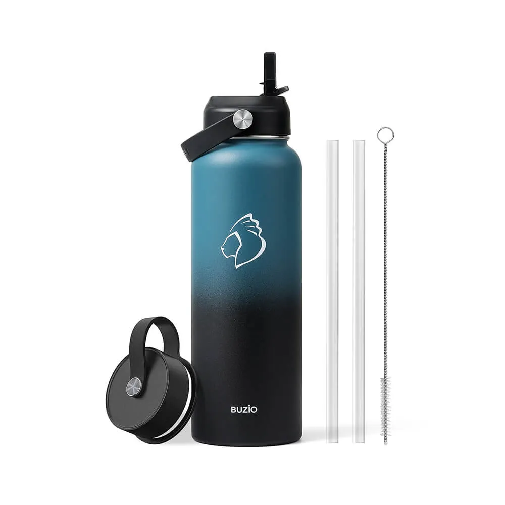 Duet Series Insulated Water Bottles with 2 Lids | 22oz- 128oz