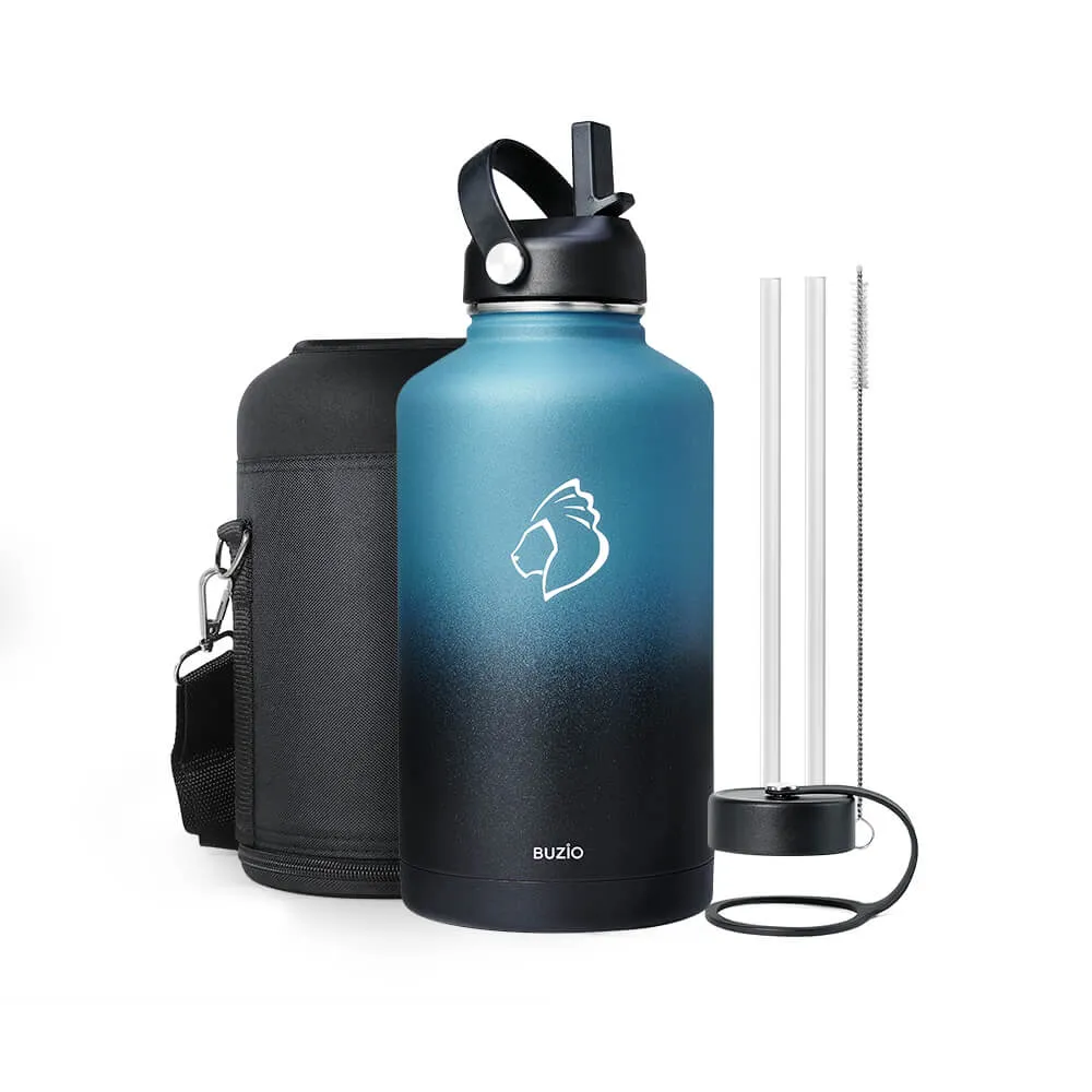 Duet Series Insulated Water Bottles with 2 Lids | 22oz- 128oz