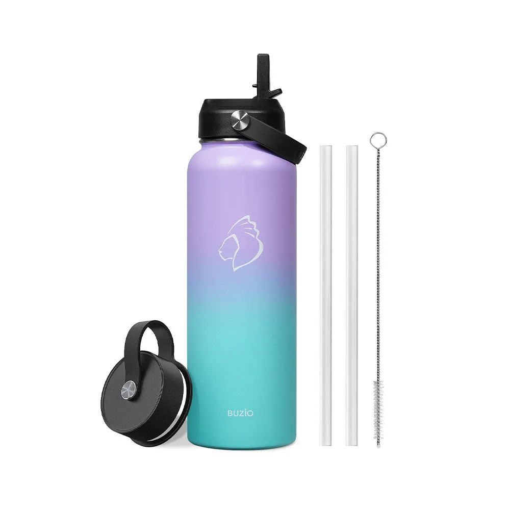 Duet Series Insulated Water Bottles with 2 Lids | 22oz- 128oz