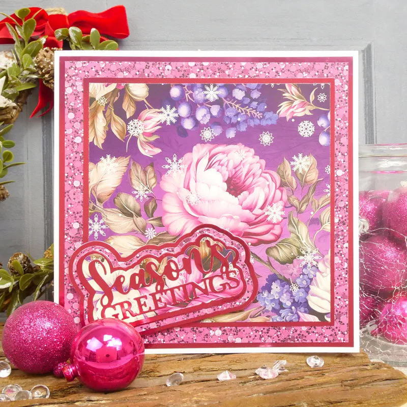 Duo Design Paper Pads - Festive Flowers & Seasonal Sparkle