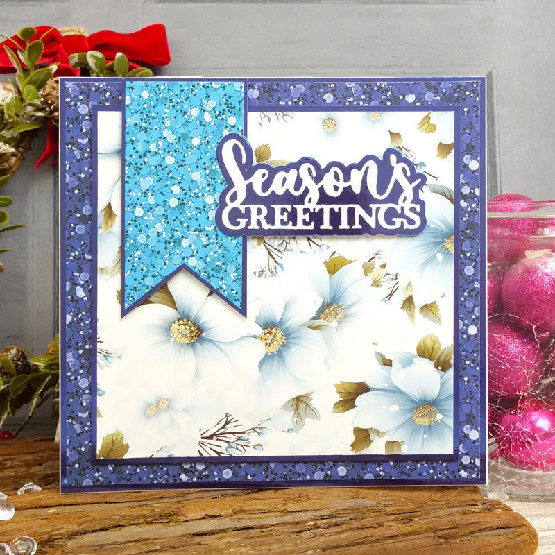 Duo Design Paper Pads - Festive Flowers & Seasonal Sparkle