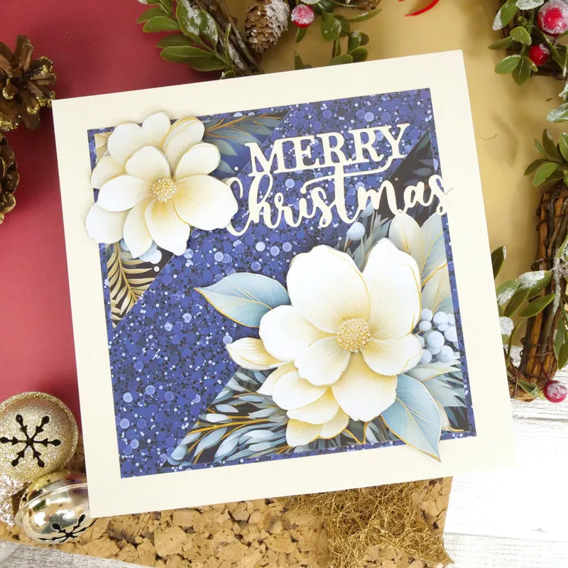 Duo Design Paper Pads - Festive Flowers & Seasonal Sparkle