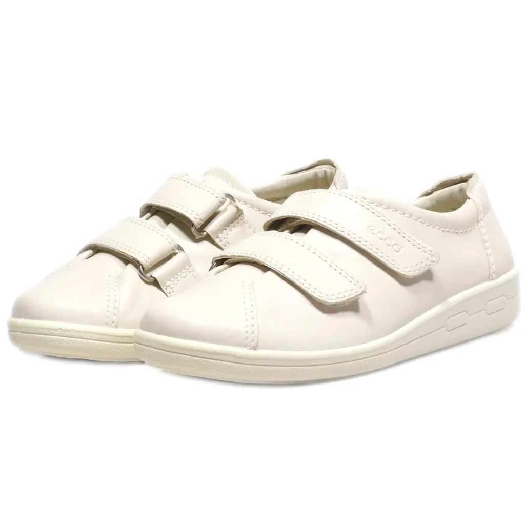 Ecco Low-Top Sneakers Leather Beige Colour For Women