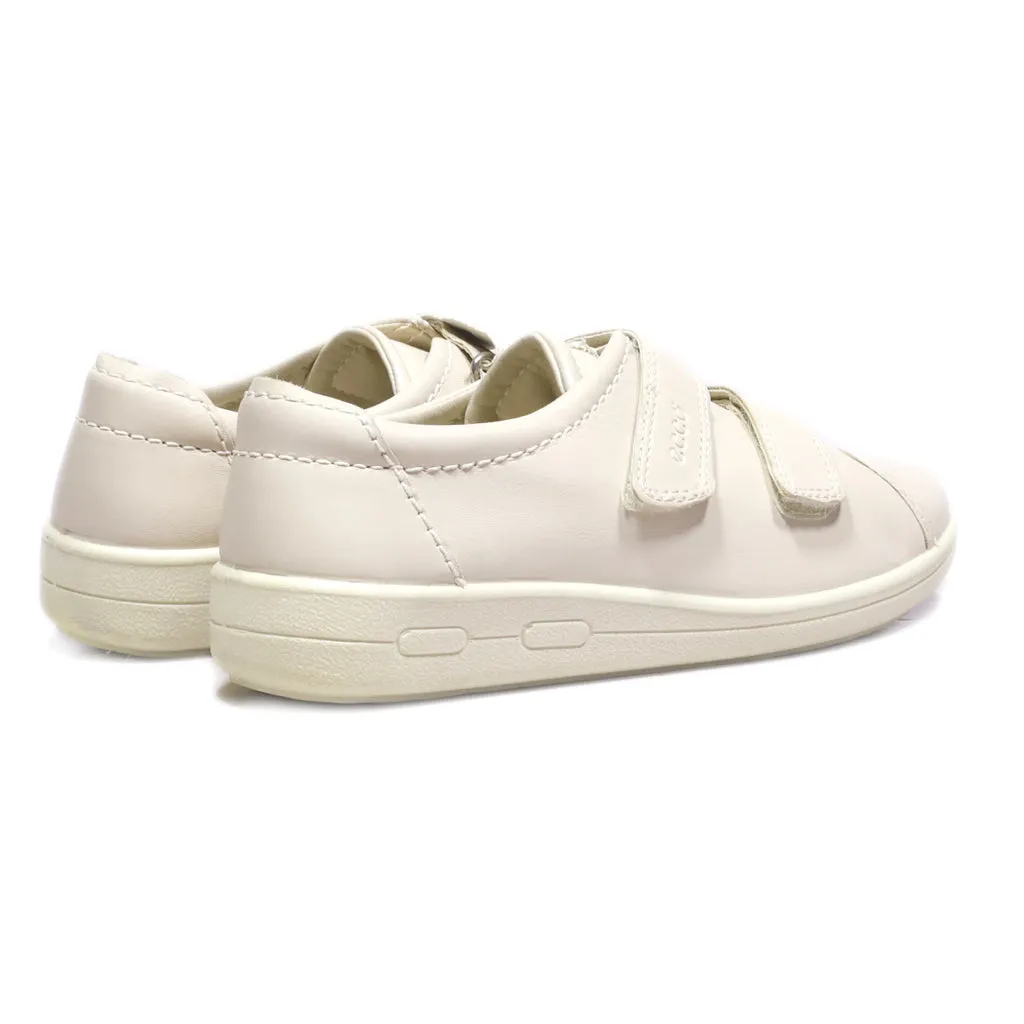 Ecco Low-Top Sneakers Leather Beige Colour For Women